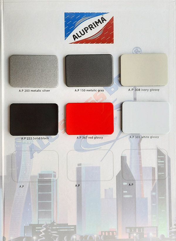 AluPrima Color Chart