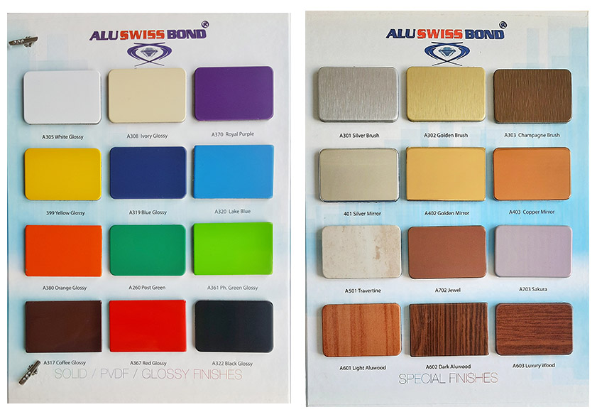 Aluswissbond Color Chart